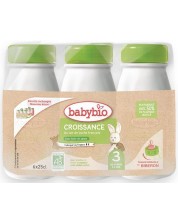Преходно течно мляко Babybio - Croissance,  6 броя х 250 ml